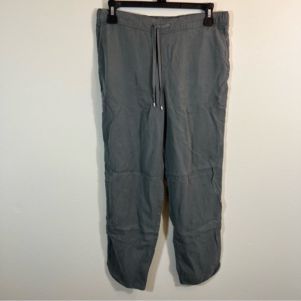 Lands’ End‎ Mid Rise Straight Leg Green Pants Women’s 4